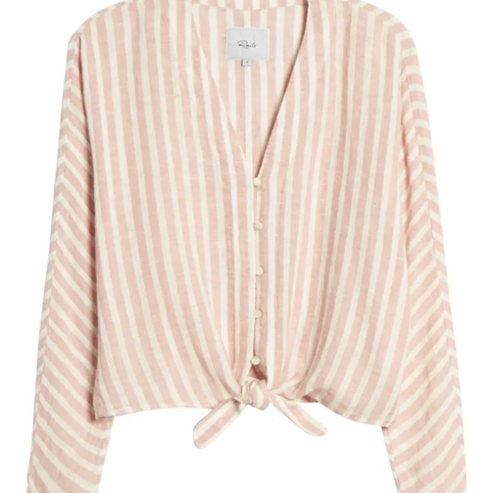 Rails Sloane Tie Front Top - image 5